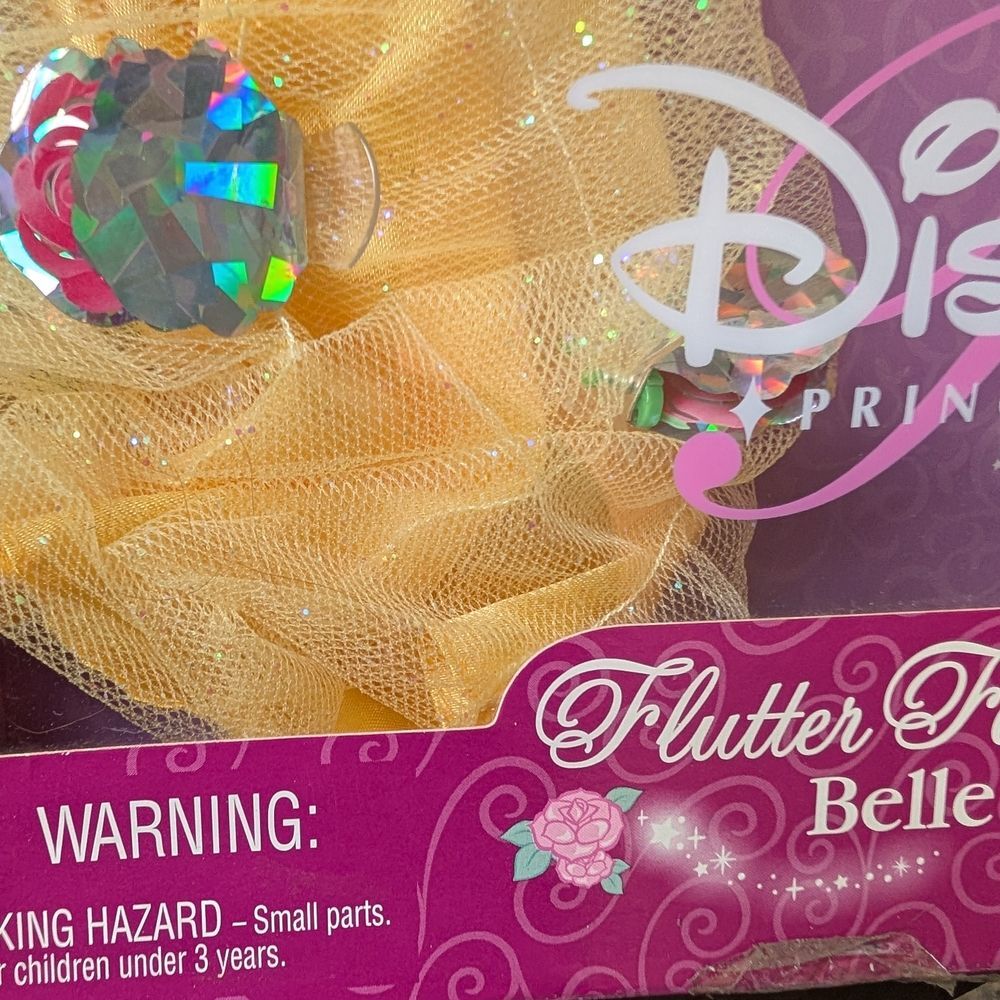 Vintage Authentic Mattel 2002 Disney Princess Flutter Fantasy Belle Doll image 6
